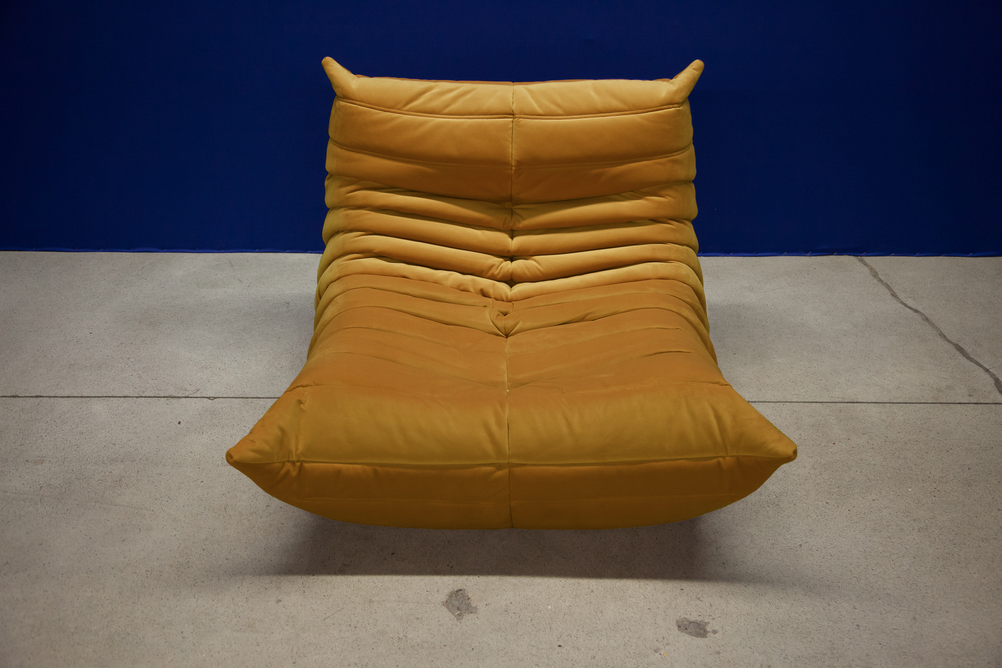 Togo Lounge Set 5-pc. Velvet Mustard Yellow 4