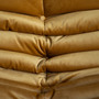 Togo Lounge Set 3-piece Velvet Gold Yellow 6