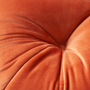 Togo Sessel und Ottoman Set Samt Orange 8