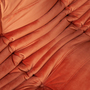 Togo Sofa 3-Sitzer Samt Orange 8