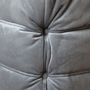 Togo Ottoman Velvet Silver Grey 8