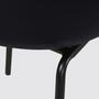 2x Garden chair plastic black 5