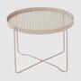 Gartentisch Stahl Beige 0