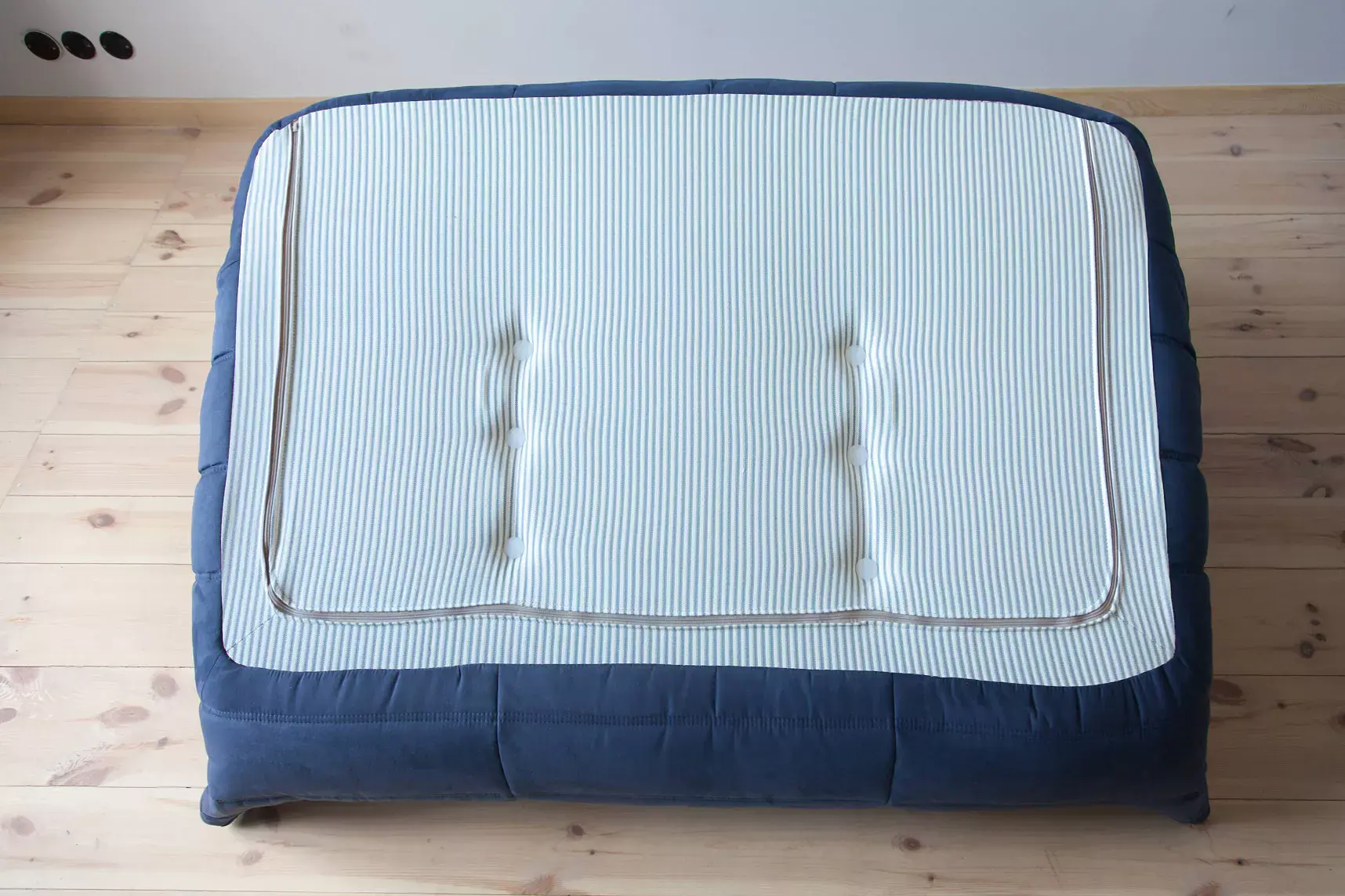 Togo Sofa 2-seater Textile Navy Blue 7