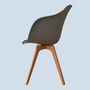 4x Adelaide Chair Leder Schwarz 1