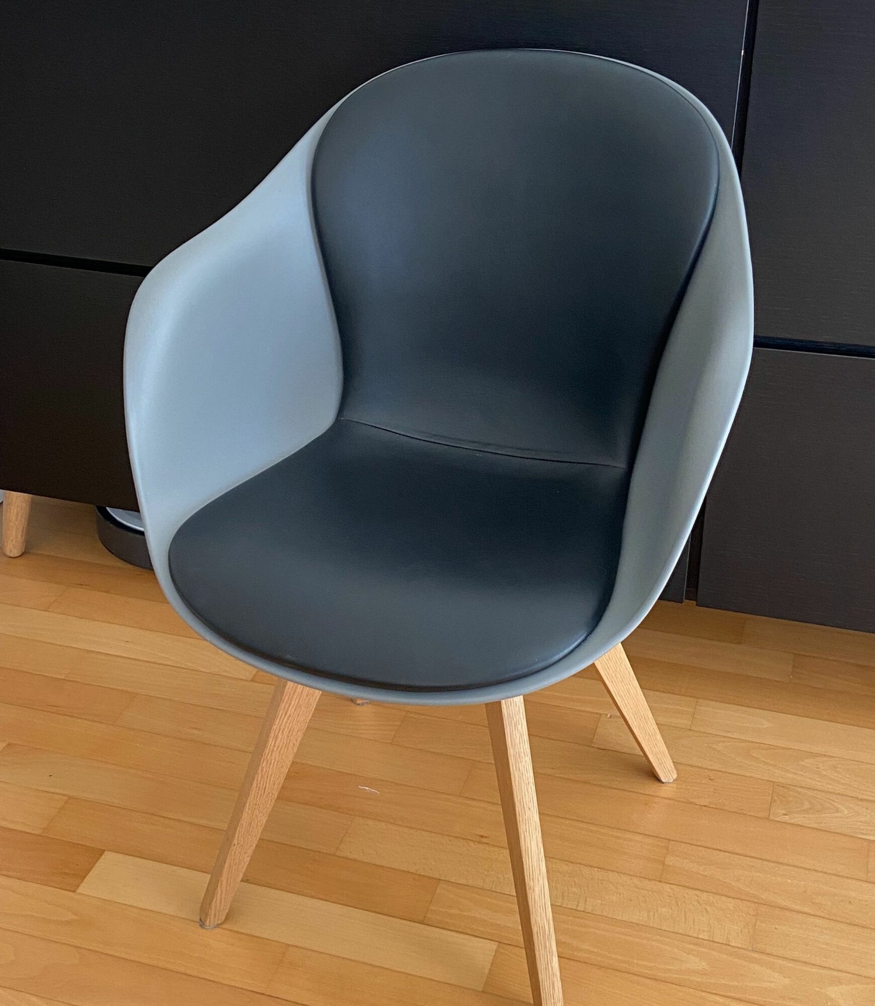 4x Adelaide Chair Leder Schwarz 3
