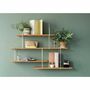 Link set 2 Oak wood steel Natural 1