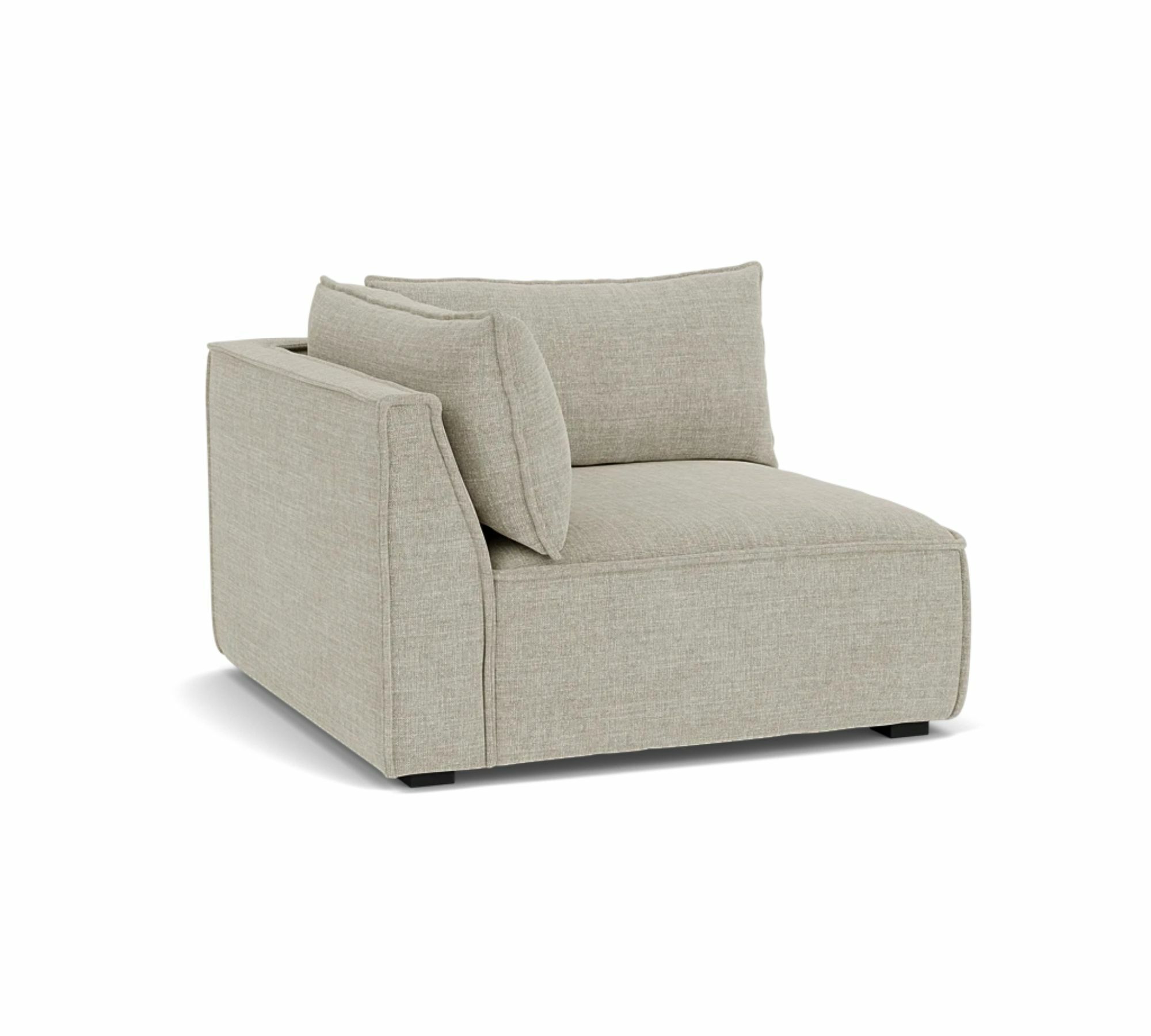 Daphne 1-seater corner module Right Vega Sand Dune 2