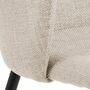 2x Armlehnstuhl Strukturstoff Beige 7