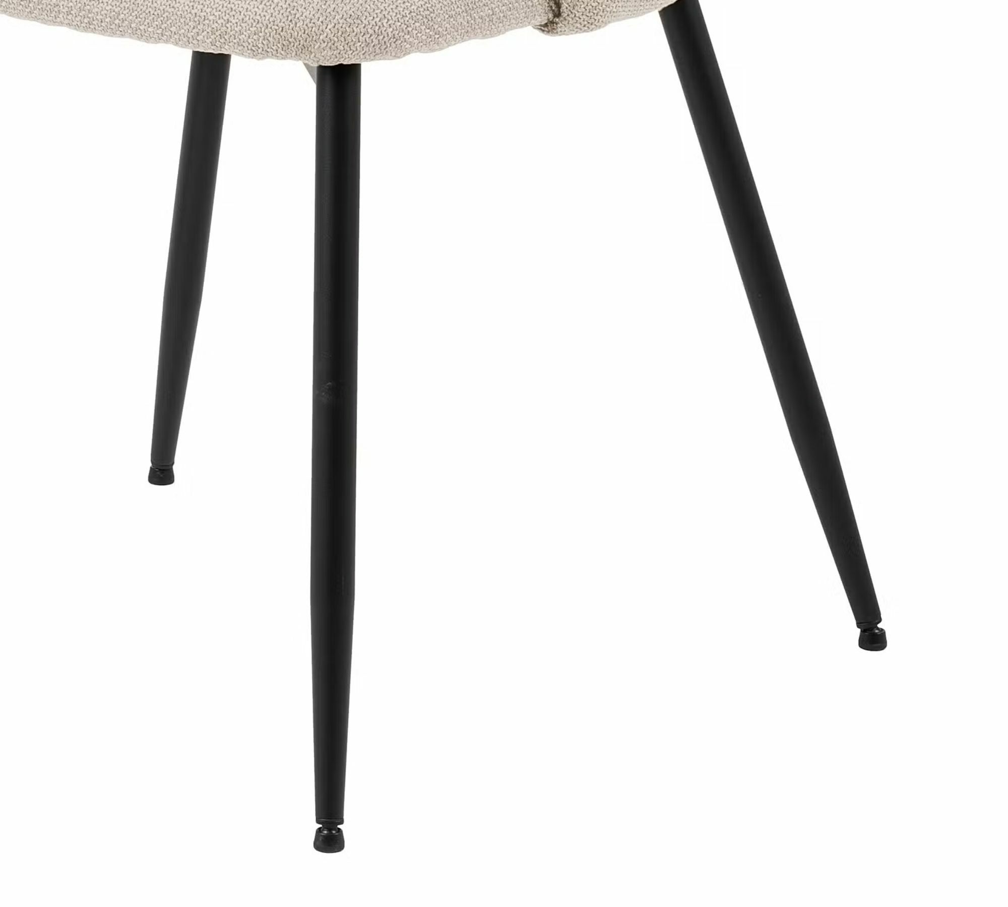2x Armlehnstuhl Strukturstoff Beige 8