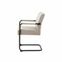 2x Freischwinger Metall Textil  Beige 3