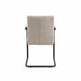 2x Freischwinger Metall Textil  Beige 4