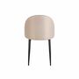 2x Upholstered chair fabric iron beige 4