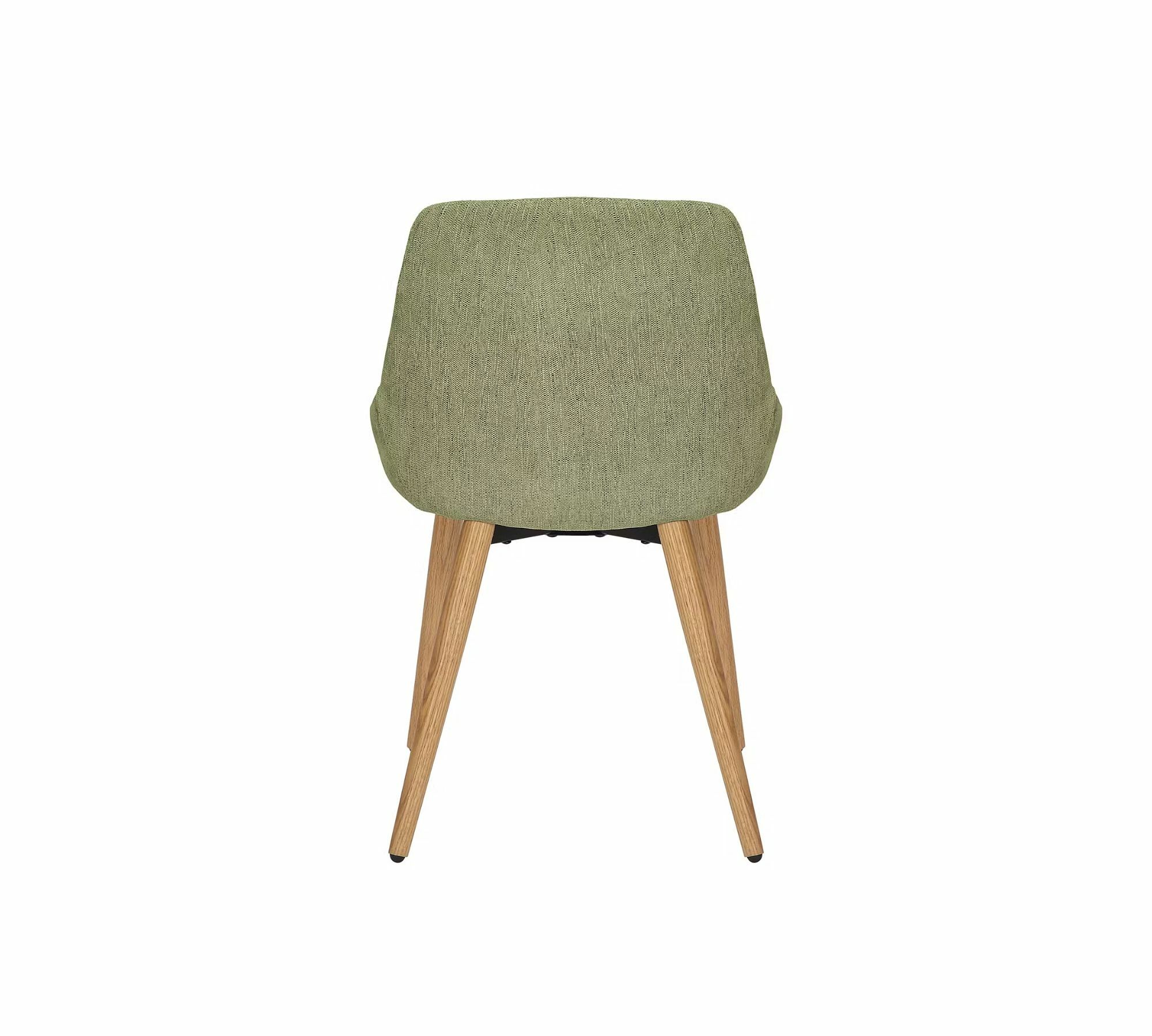2x Upholstered chair Solid wood Textile Antique green 3