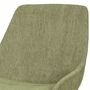 2x Upholstered chair Solid wood Textile Antique green 4