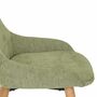 2x Upholstered chair Solid wood Textile Antique green 6