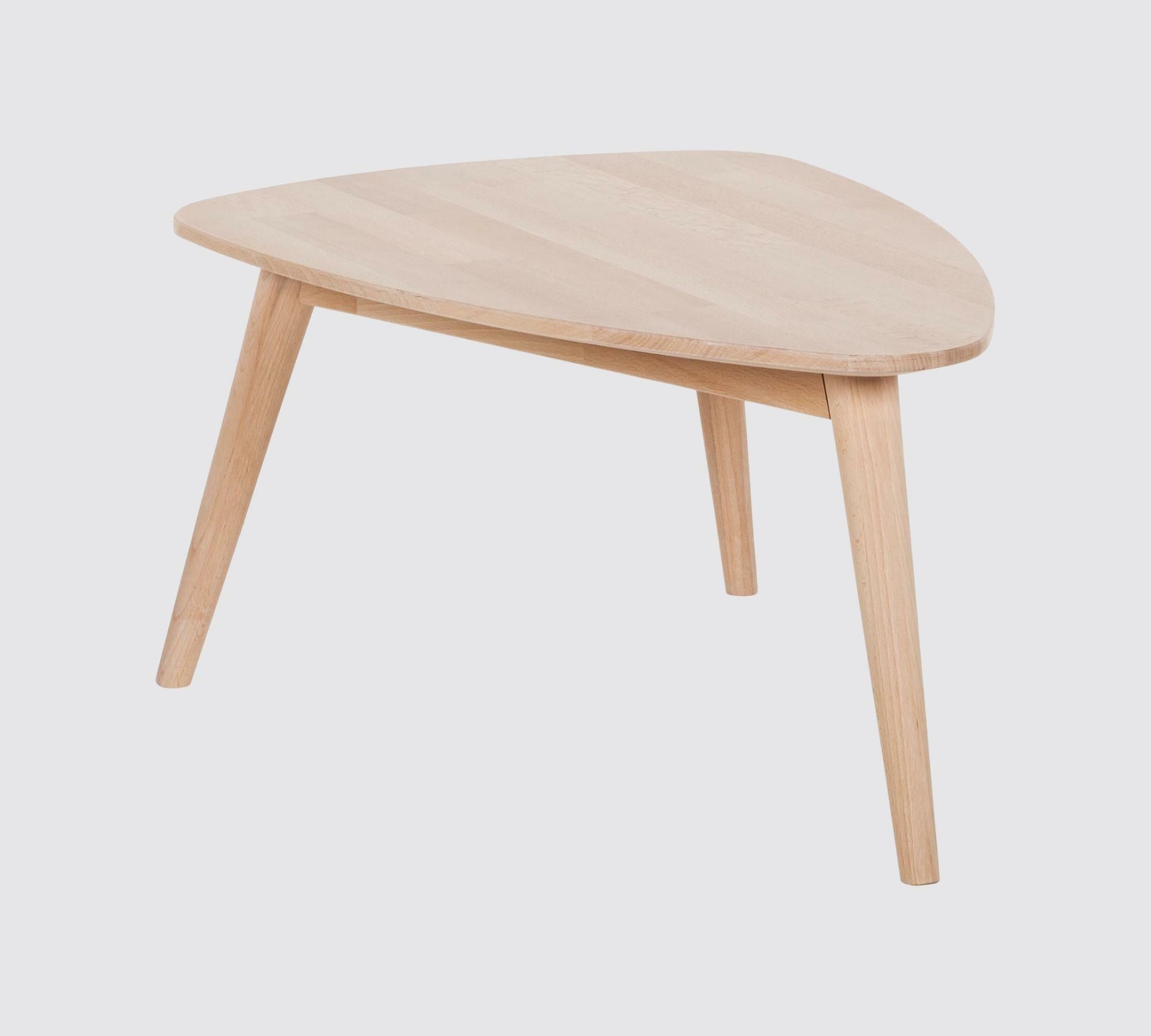 Coffee table beech solid brown 0
