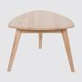 Coffee table beech solid brown 1