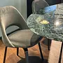 6x Saarinen Conference chairs Velvet Wood Grey 5