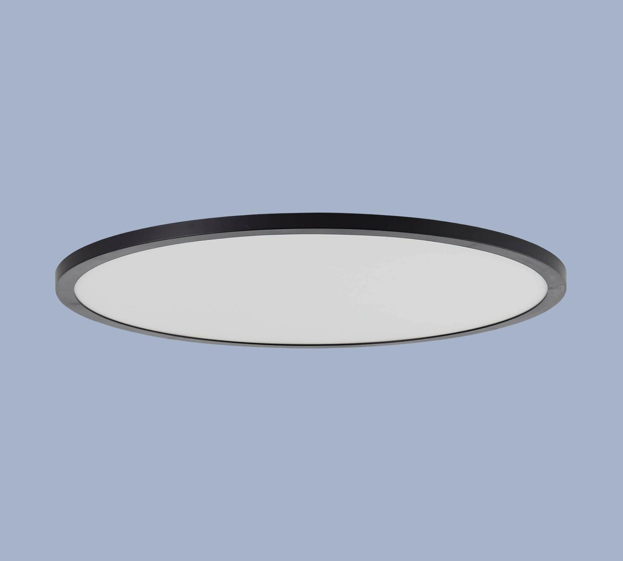 1-flame LED ceiling light Plastic Black 1