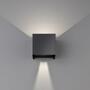 LED-Wandleuchte Aluminium Schwarz 3