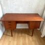 Schreibtisch Midcentury Design Teakholz 1