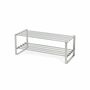 Schuhregal Stahl Silber 0