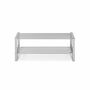 Schuhregal Stahl Silber 1