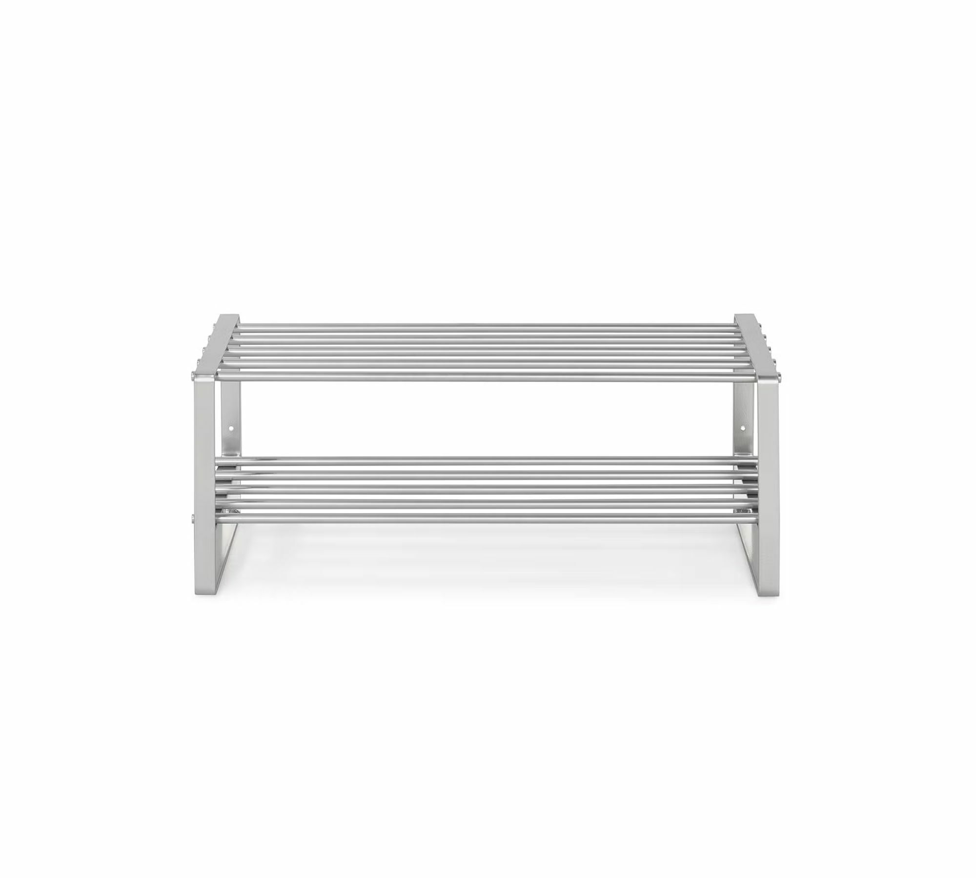 Schuhregal Stahl Silber 1