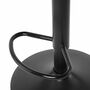 2x Bar Stool Velvet Metal Dark Green 6