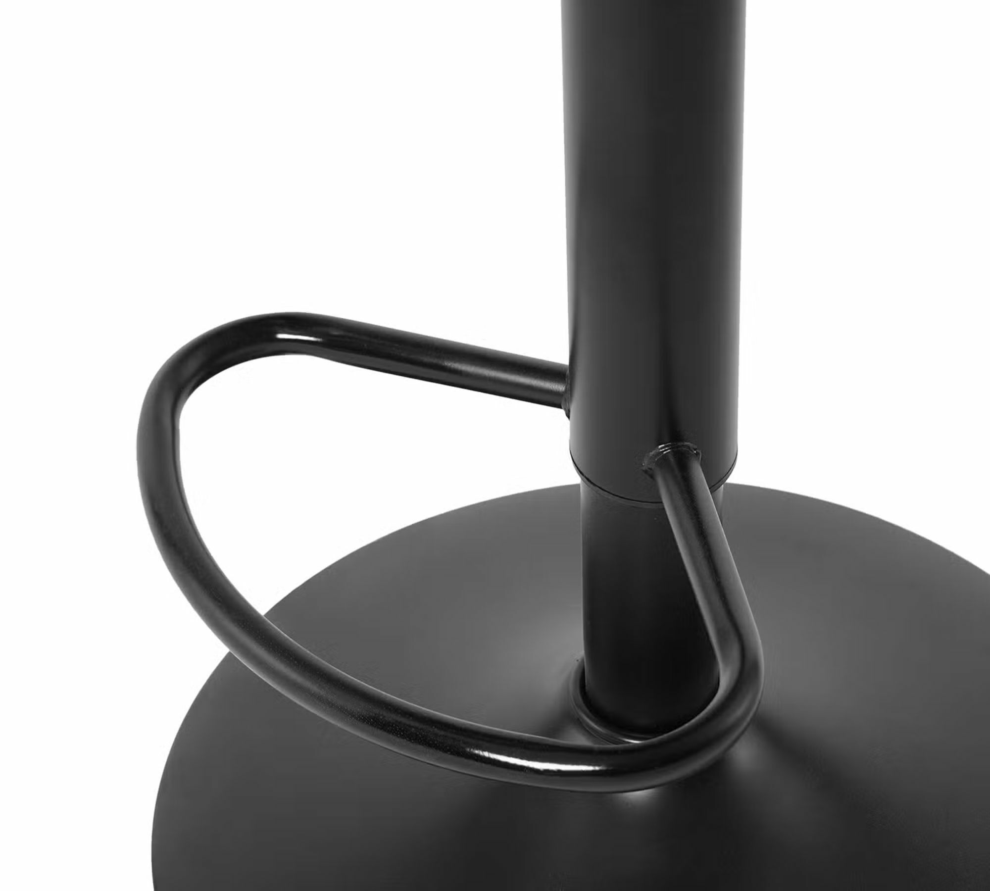 2x Bar Stool Velvet Metal Dark Green 6