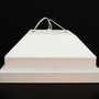 Vintage Pendant Lamp Metal White 1970s 1