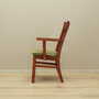 Vintage Sedia con braccioli Legno di teak Tessuto Marrone Anni '70 3