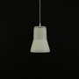 Vintage pendant lamp plastic white 1970s 
 1