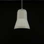 Vintage pendant lamp plastic white 1970s 
 3