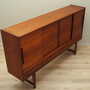 Vintage sideboard teak wood brown 1960s 7