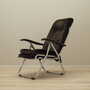 Vintage armchair velvet metal brown 1970s 2