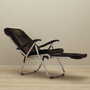 Vintage armchair velvet metal brown 1970s 6