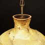 Vintage Chandelier Ceramic Yellow 1960s 4