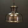 Vintage pendant lamp metallic colors 1970s 1