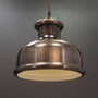 Vintage pendant lamp metallic colors 1970s 3