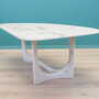 Vintage coffee table stone white 1970s 7