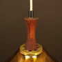 Vintage Pendant Lamp Glass Brown 1970s 4
