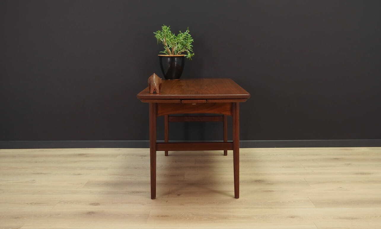 Vintage Bank Teak Wood Brown 1970s 5