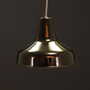 Vintage pendant lamp metal black 1960s 1