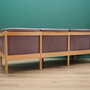 Vintage Sofa Velvet Wood Purple 1970s 4