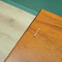 Vintage chest of drawers Teak wood Brown 1960s 6