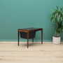 Vintage sewing table Teak brown 1960s 2