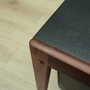 Vintage sewing table Teak brown 1960s 9