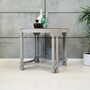Vintage Coffee Table Wood Grey 1940s 3